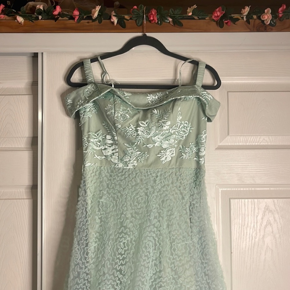 Sophisticated Sage Prom/Wedding Gown